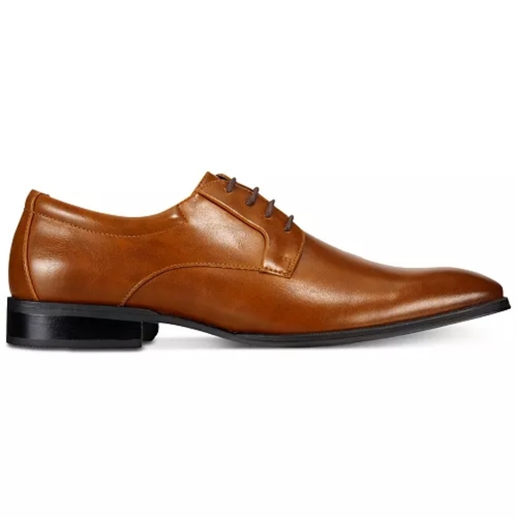 Alfani Men's Tan Leather Oxfords